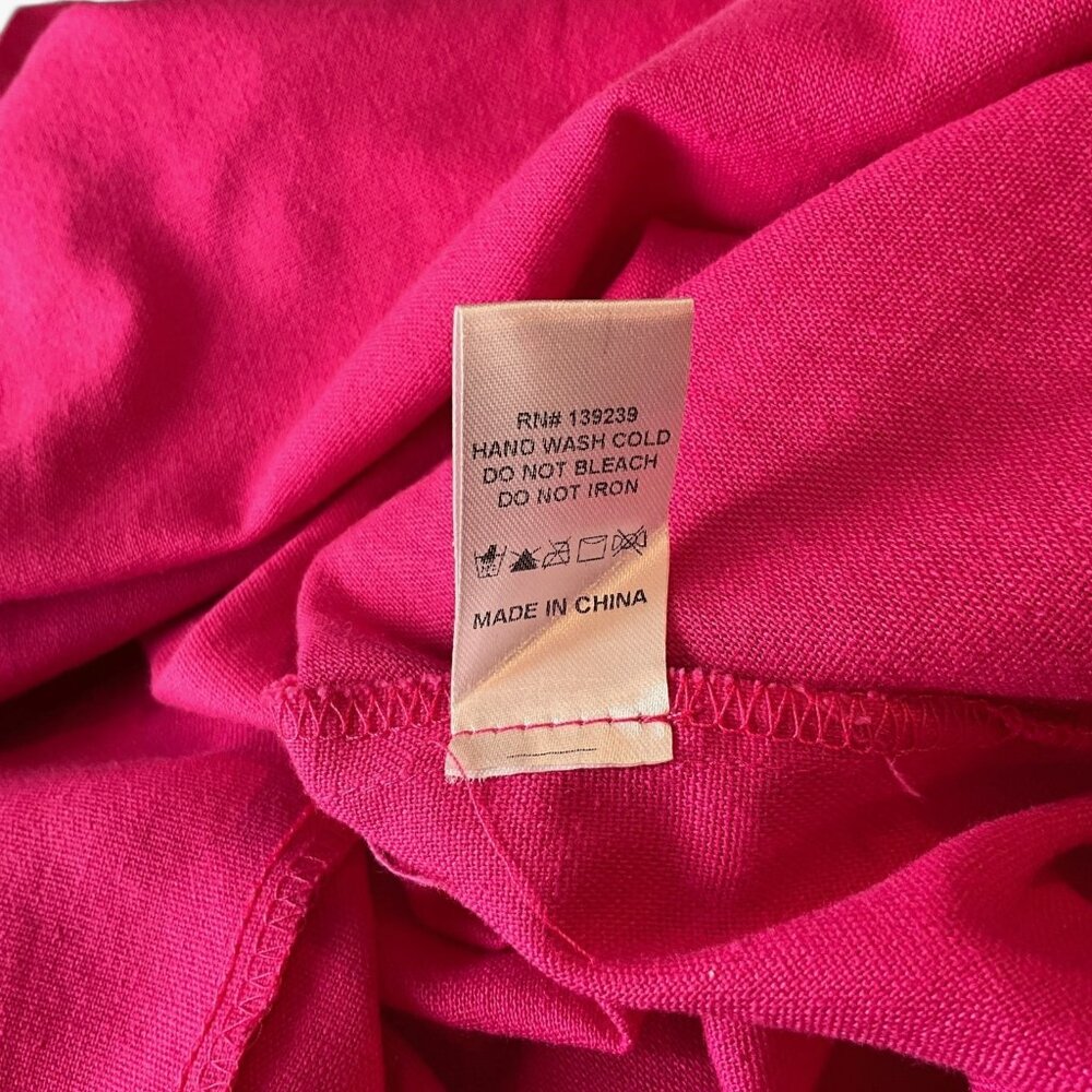 Tuckernuck Pomander Place Valencia Ruffle Shoulder Linen Blend Dress Size XS - Picture 13 of 13